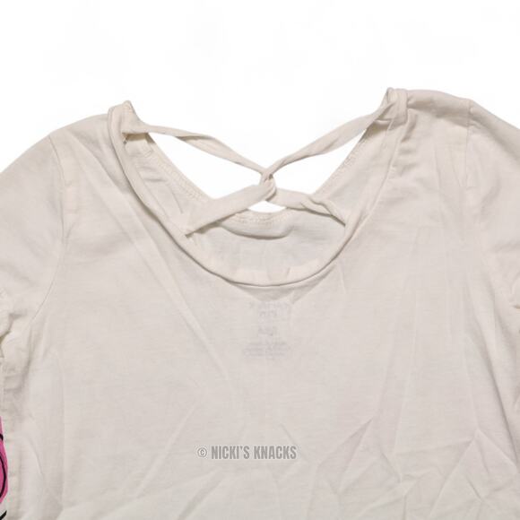 4/$20 - Carters Girls Short Sleeve Cotton T-Shirt White Unicorn Print Size 8 - Picture 5 of 8